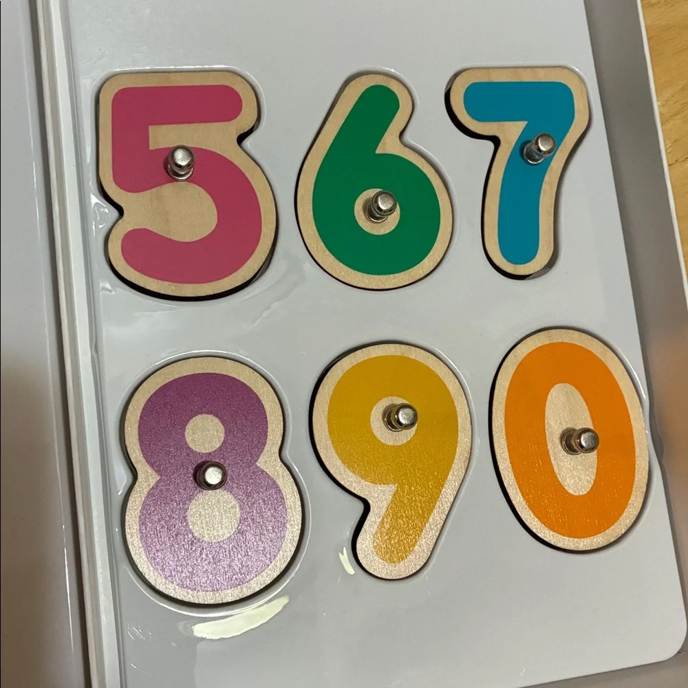 Marbotic Interactive Wooden Numbers for Tablet - Multicolor